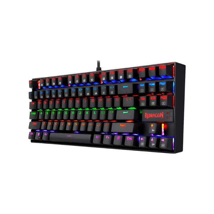 TECLADO MECANICO REDRAGON RAINBOW K552-KR KUMARA SWITCH ROJO/ NEGRO