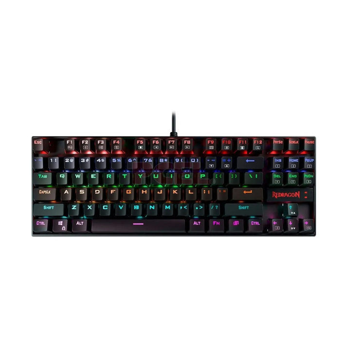 TECLADO MECANICO REDRAGON RAINBOW K552-KR KUMARA SWITCH ROJO/ NEGRO