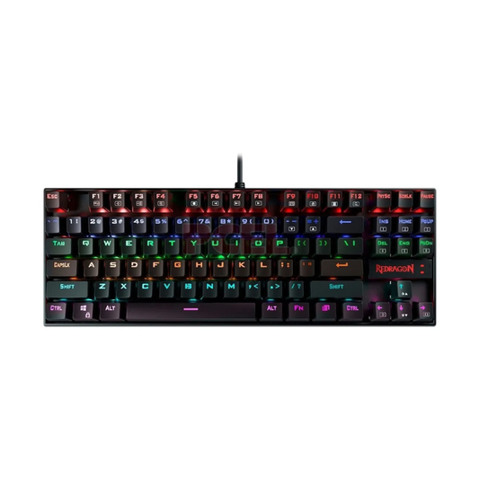 TECLADO MECANICO REDRAGON RAINBOW K552-KR KUMARA SWITCH ROJO/ NEGRO