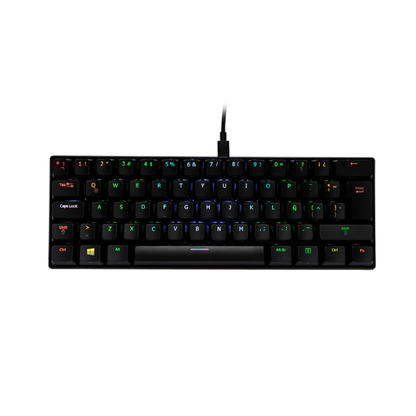 TECLADO VSG GAMER 60% MECANICO MINTAKA SWITCH AZUL RGB NEGRO