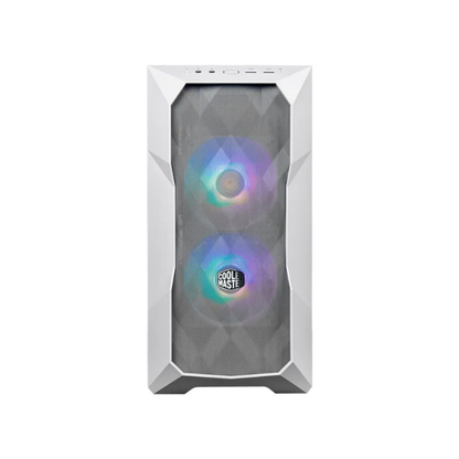CHASIS COOLER MASTER MASTERBOX TD300 | 2 FANS ARGB |  - WHITE