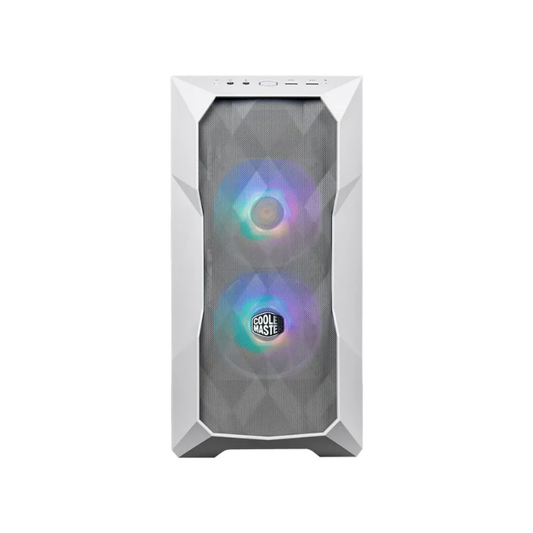 CHASIS COOLER MASTER MASTERBOX TD300 | 2 FANS ARGB |  - WHITE