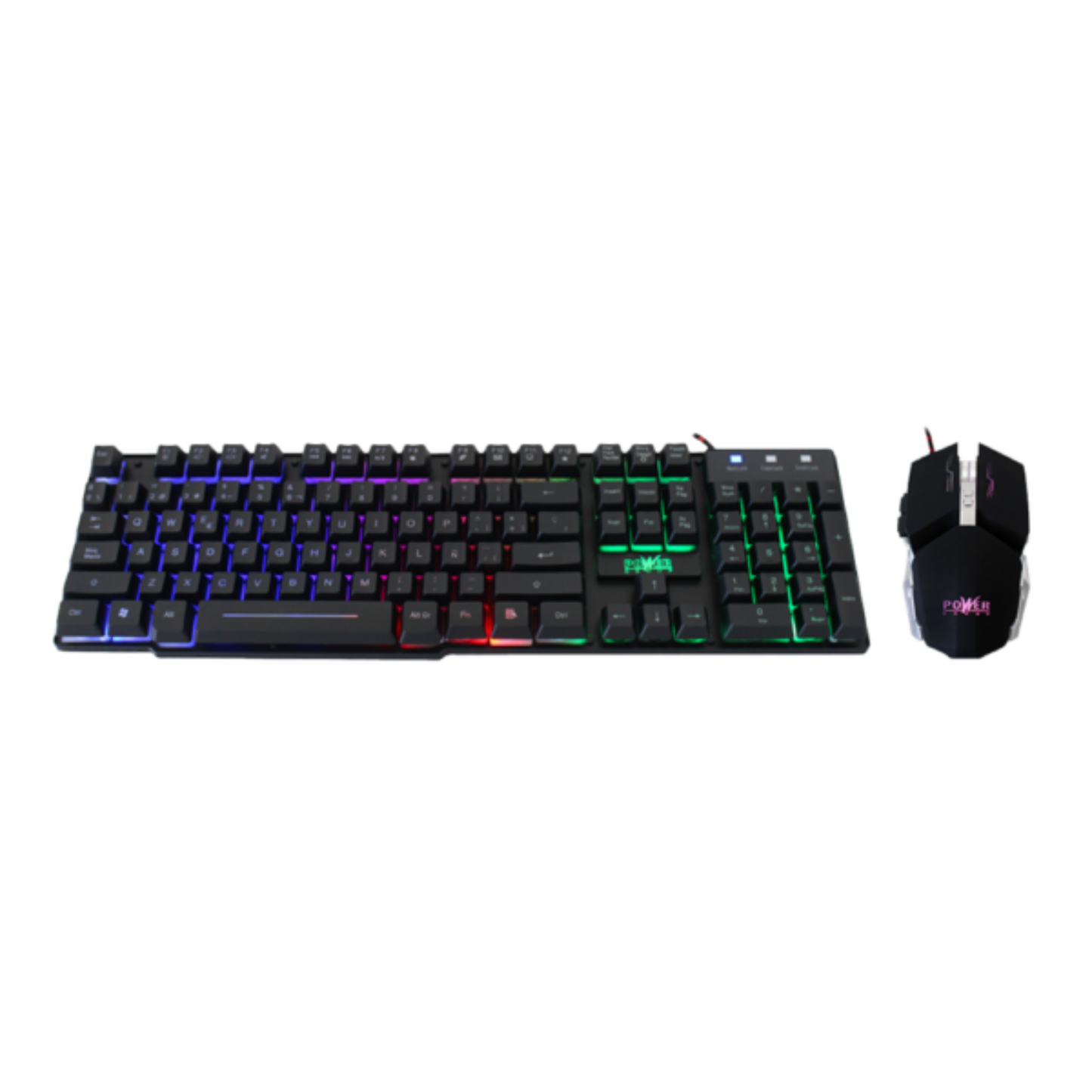 COMBO POWER TECL + MOUSE GAMER GC-801