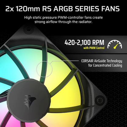 REFRIGERACION LIQUIDA CORSAIR NAUTILUS  ARGB 240ML RS /