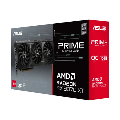 TARJETA DE VIDEO GPU AMD RADEON RX 9070 XT PRIME GRAPHICS CARD 16G OC GT III
