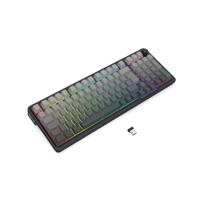 TECLADO REDRAGON EISA MAX K686SP-RGB-MAX GRIS
