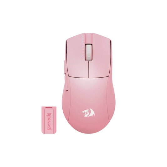 MOUSE GAMER REDRAGON KING PRO 1K M916P WIRELESS 5 BOTONES 26000DPI PINK