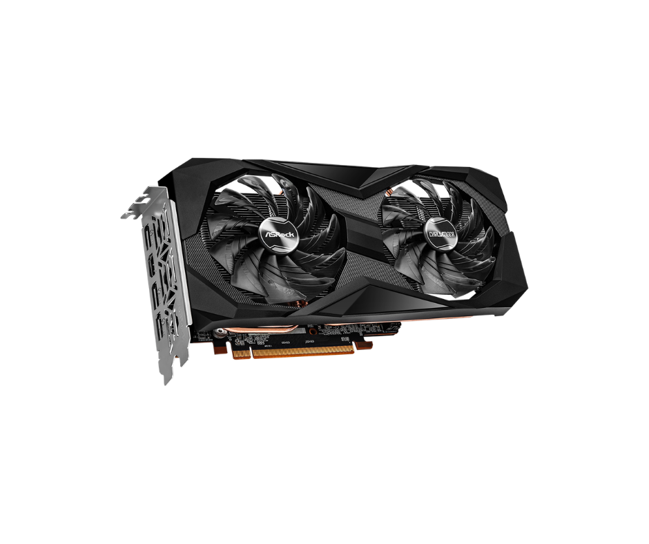 TARJETA GRAFICA ASROCK AMD RADEON RX 6600 8GB /GDDR6 / 2 FANS / BLACK
