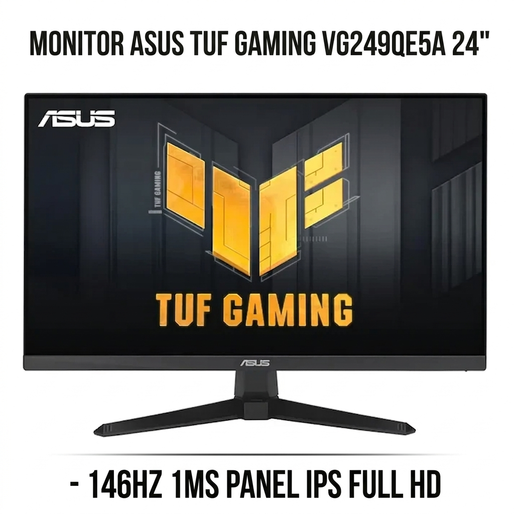 MONITOR ASUS TUF GAMING VG249QE5A  24" - 146HZ 1MS PANEL IPS FULL HD