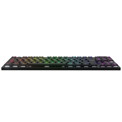 TECLADO MECANICO REDRAGON HORUS TKL K621-RGB  TIPO SWITCH RED / 75% / INALAMBRICO / NEGRO