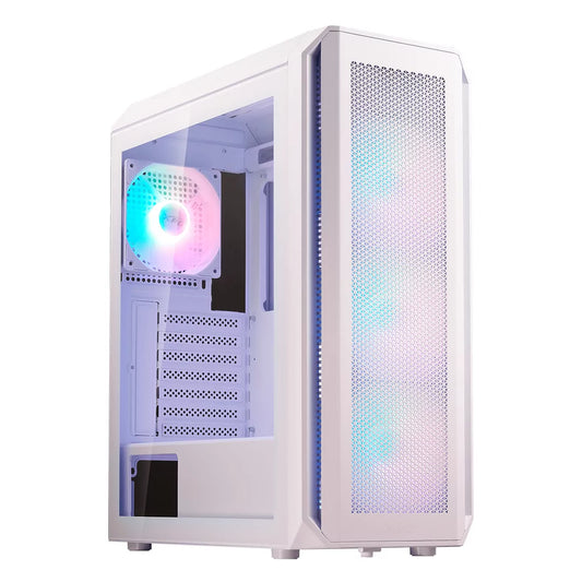 Chasis Gamer XPG Valor AirPlus Blanco / 4 Fans ARGB / Malla Frontal