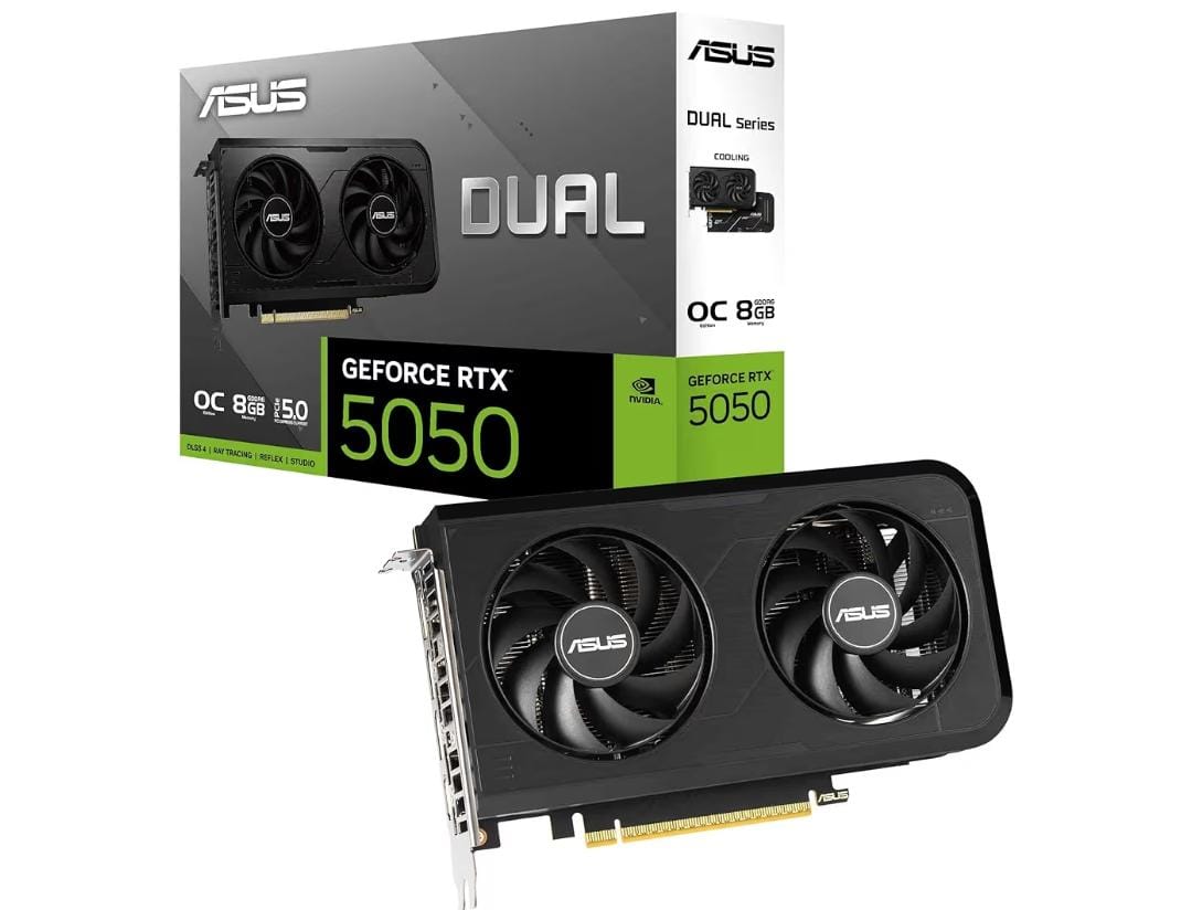 TARJETA DE VIDEO ASUS DUAL GEFORCE RTX 5050 OC 8GB GDDR6