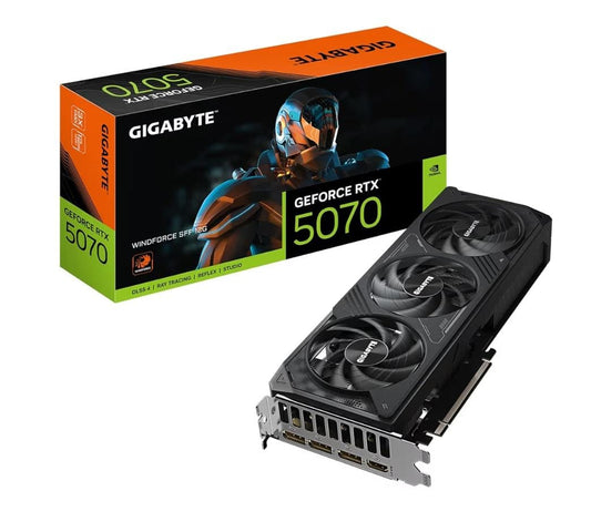 TARJETA DE VIDEO GIGABYTE GEFORCE RTX 5070 / 12GB GDDR7 / WINDFORCE 3X / DLSS 4