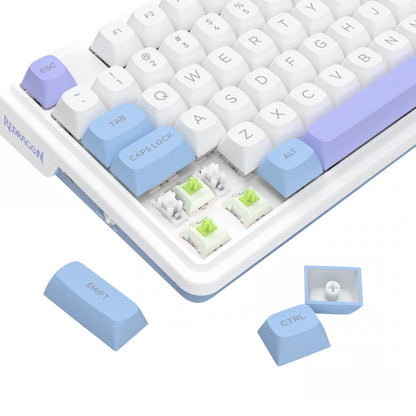 TECLADO REDRAGON UCAL PRO ESPAÑOL- K673CPG-RGB-PRO-SP ( PURPLE -GREEN )