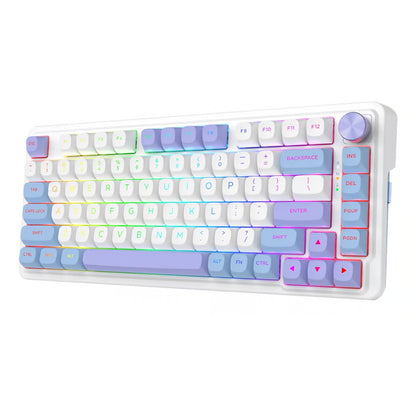 TECLADO REDRAGON UCAL PRO ESPAÑOL- K673CPG-RGB-PRO-SP ( PURPLE -GREEN )
