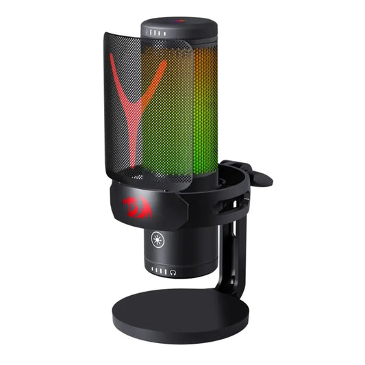 MICRÓFONO REDRAGON FENRIS GM301 RGB USB STREAMING GAMER NEGRO