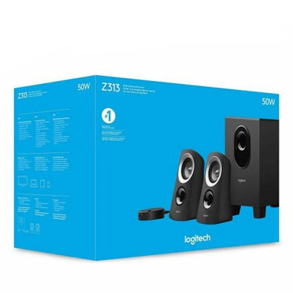 Parlante Subwoofer Logitech Z313 / 50W de Potencia / Sistema 2.1 / Control de Volumen