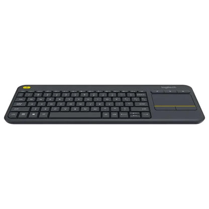 Teclado Logitech K400 Plus / Inalámbrico / Touchpad Integrado / Multimedia / Negro
