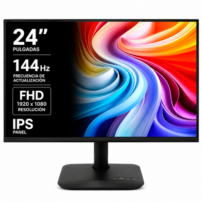 PC GAMER - RYZEN 7 5700G - MONITOR 24" FHD 144Hz / COMBO GAMER