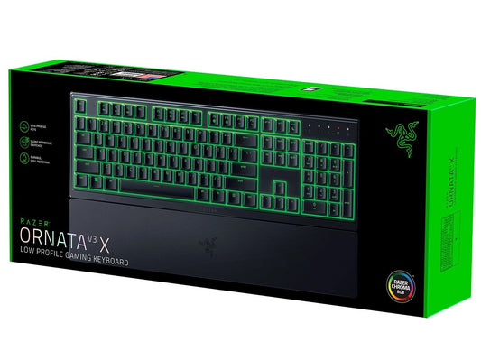 TECLADO GAMER RAZER ORNATA V3 X | MEMBRANA | CHROMA RGB | LOW PROFILE