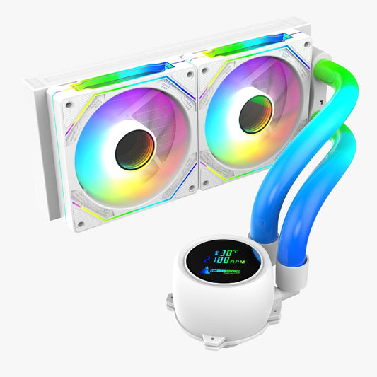 REFRIGERACION LIQUIDA ICEBERG  PANTALLA Y TUBOS ARGB 240ML WHITE