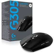 MOUSE LOGITECH GAMER INALAMBRICO G305 BLACK