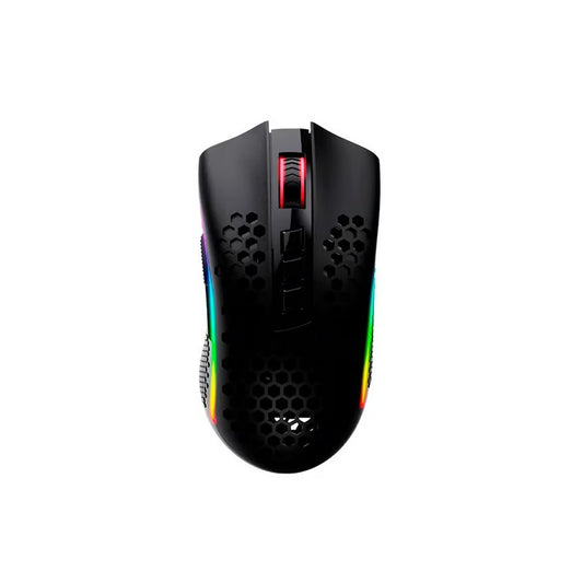 MOUSE REDRAGON STORM PRO M808-KS RGB  BLACK 1600DPI INALÁMBRICO
