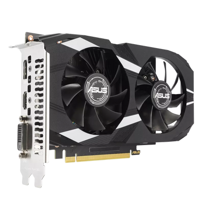 ASUS Dual GeForce RTX™ 3050 OC Edition de 6GB GDDR6 con dos potentes ventiladores, rendimiento AAA en juegos y ray tracing