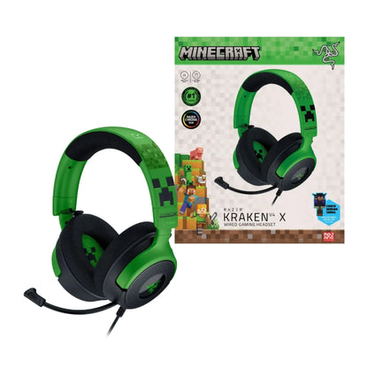 DIADEMA GAMER RAZER KRAKEN V3 / USB / RGB CHROMA - MULTIPLATAFORMA / EDICION MINECRAFT