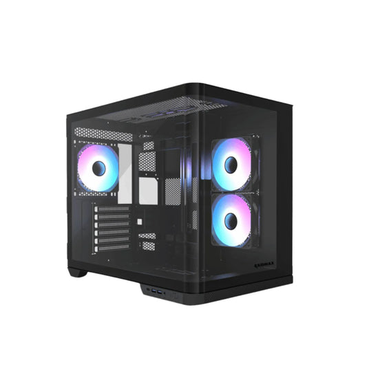 CHASIS GAMER RAIDMAX INFINITA I630 RBF / 3 VENTILADORES ARGB