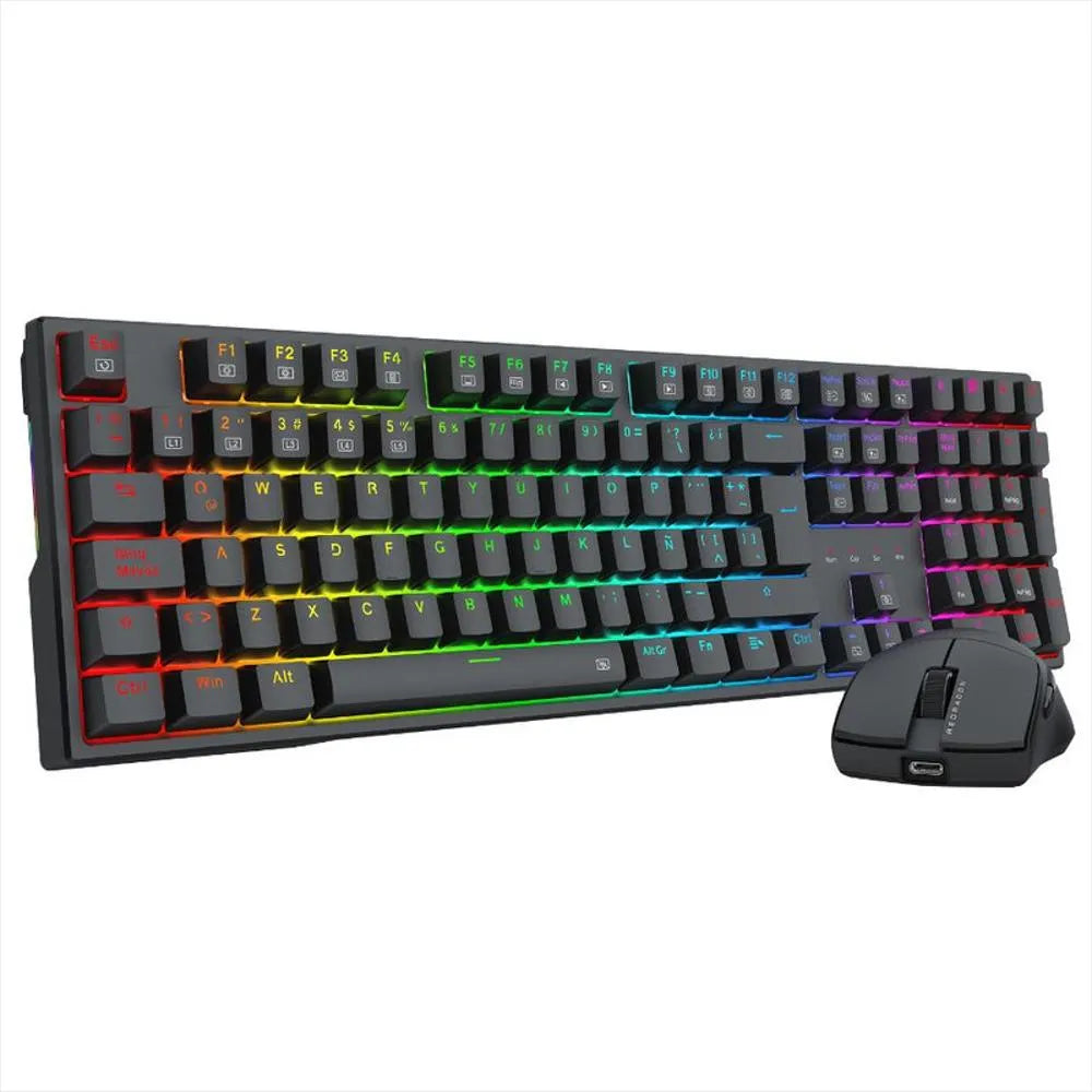 COMBO TECLADO Y MOUSE GAMER REDRAGON S146 ESPAÑOL K668