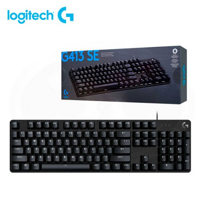 TECLADO MECANICO LOGITECH G413 SE 100% - LUZ LED BLANCA - SWITCH BROW