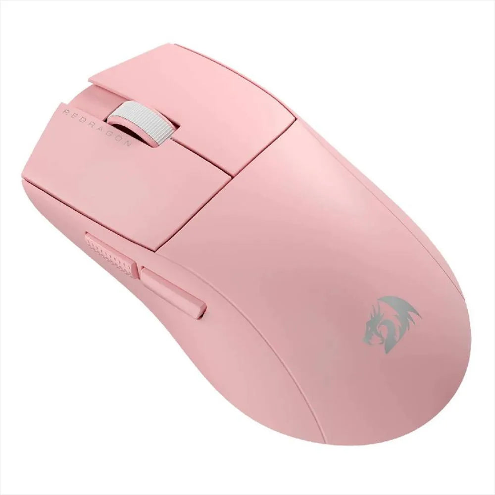 MOUSE GAMER REDRAGON KING PRO 1K M916P WIRELESS 5 BOTONES 26000DPI PINK
