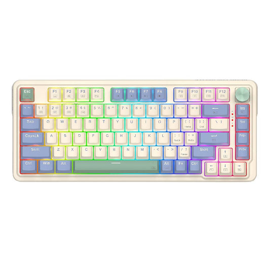 TECLADO REDRAGON UCAL PRO ESPAÑOL- K673CPG-RGB-PRO-SP ( WHITE -BLACK )