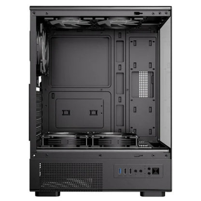 CHASIS ANTEC VCX300 ARGB //  TIPO PECERA 5 FANS // BLACK