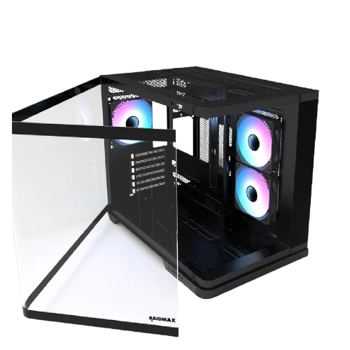 CHASIS GAMER RAIDMAX INFINITA I630 RBF 3 VENTILADORES ARGB