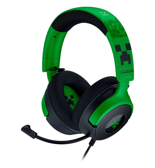 DIADEMA GAMER RAZER KRAKEN V3 / USB / RGB CHROMA / MULTIPLATAFORMA / EDICIÓN MINECRAFT