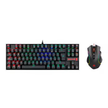 COMBO GAMING ESSENTIAL MECANICO 75% TECLADO + MOUSE SWITCH AZUL