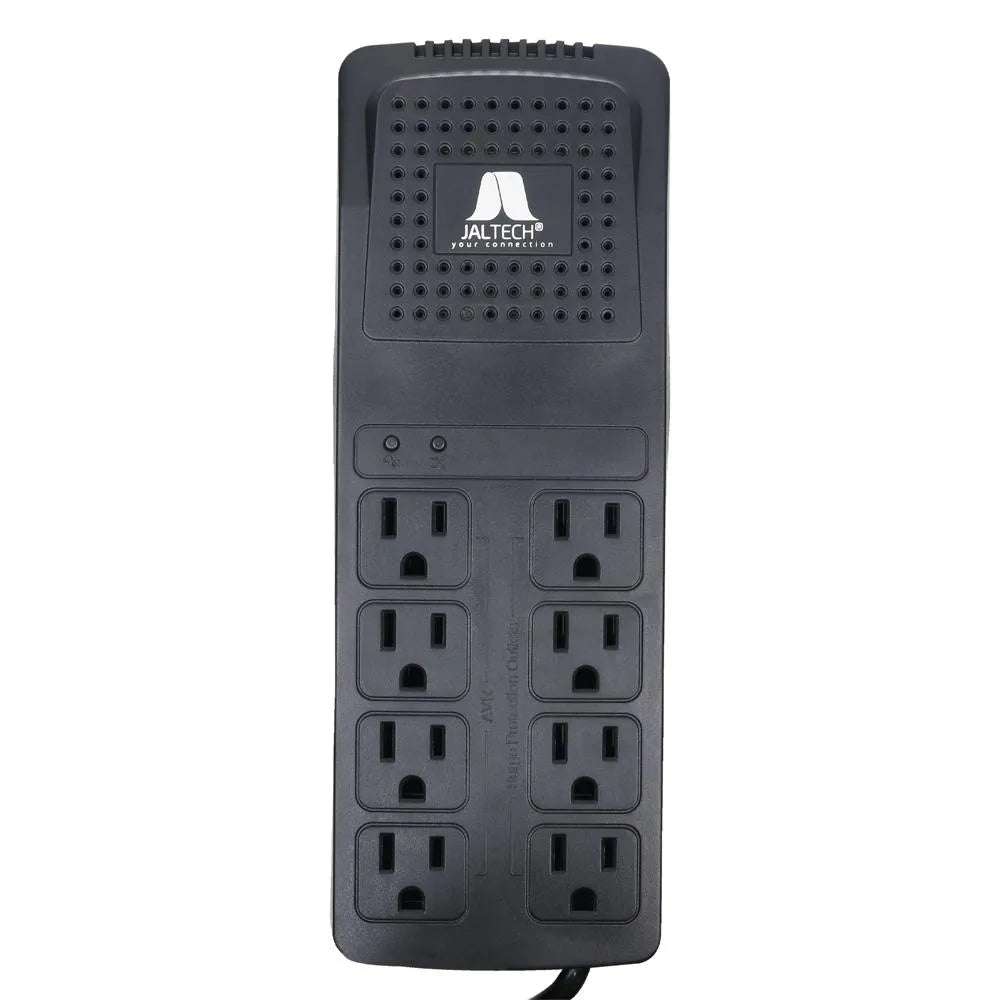 REGULADOR DE VOLTAJE JAL | 8 TOMAS | 1200W | PROTECCIÓN ELÉCTRICA PARA EQUIPOS