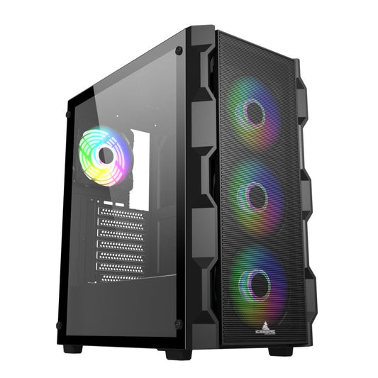 CHASIS GAMER ICEBERG TITAN M4 | 7 VENTILADORES ARGB | E-ATX / ATX / mATX / ITX | SOPORTA GPU HASTA 380MM