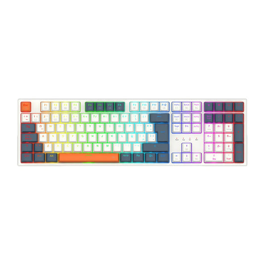 TECLADO GAMER REDRAGON TRUNDLE ( K668WBO-RGB ) SPAIN| LED-RGB | USB - C | SWITCH RED