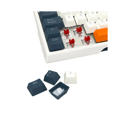 TECLADO GAMER REDRAGON TRUNDLE ( K668WBO-RGB ) SPAIN| LED-RGB | USB - C | SWITCH RED