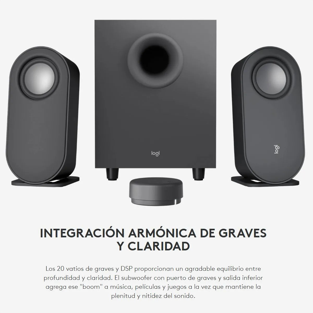 PARLANTES LOGITECH BLUETOOTH Z407 80W NEGRO