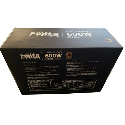 Fuente de Poder 600W 80 Plus Bronze Power Group ATX – Alto Rendimiento para PC Gamer