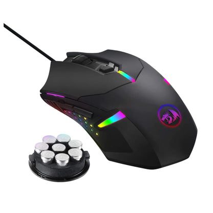 MOUSE CENTROPHORUS 2M601-RGB / 7 BOTONES / BLACK / 7200DPI