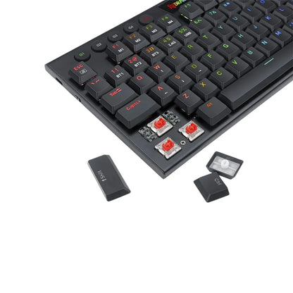 TECLADO MECANICO REDRAGON HORUS TKL K621 RGB SWITCH RED 75% / NEGRO