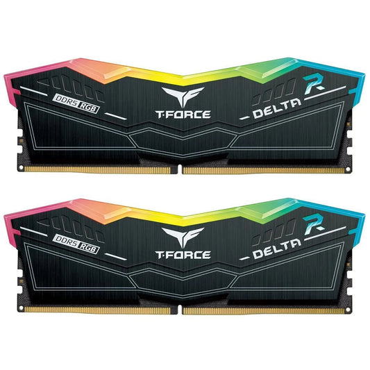 Memoria RAM T-Force Delta RGB DDR5 32GB 2x16GB 6000MHz Black
