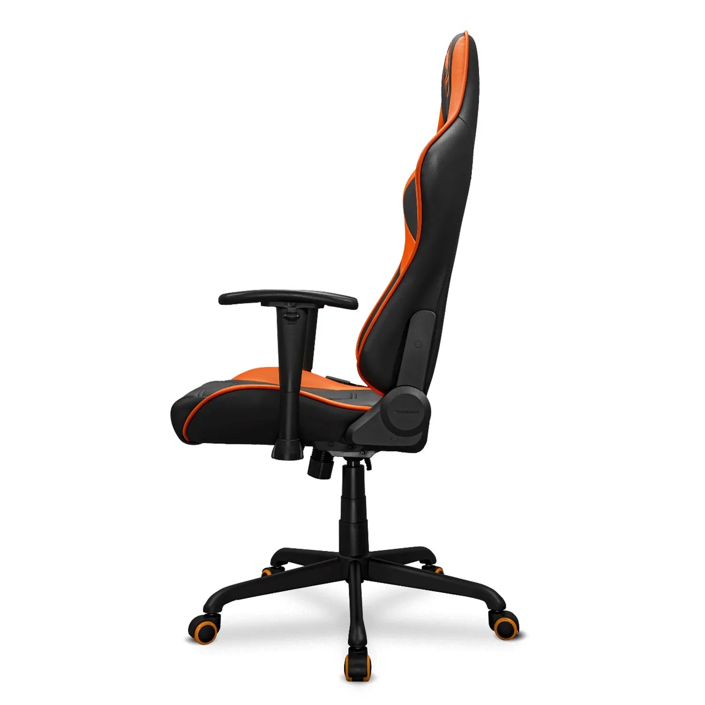 SILLA GAMER COUGAR ARMOR ELITE BLACK BORDE NARANJA | ERGONÓMICA Y RECLINABLE