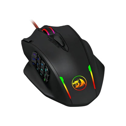 MOUSE GAMER REDRAGON IMPACT M908 / 12 Botones / 12.400DPI