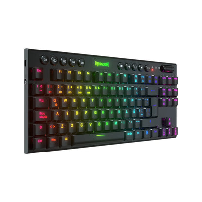 TECLADO MECANICO REDRAGON HORUS TKL K621 RGB SWITCH RED 75% / NEGRO
